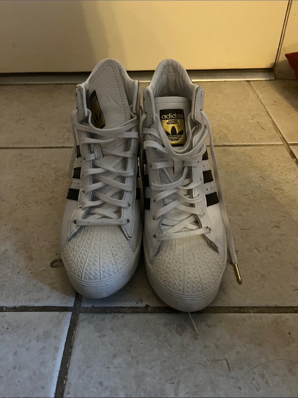 Adidas wedge super star ellure sneaker collectible size US 7